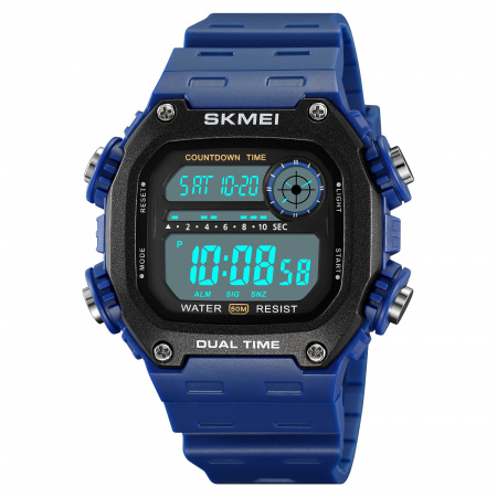 Часы наручные Skmei мужские электронные спортивные 2126blue