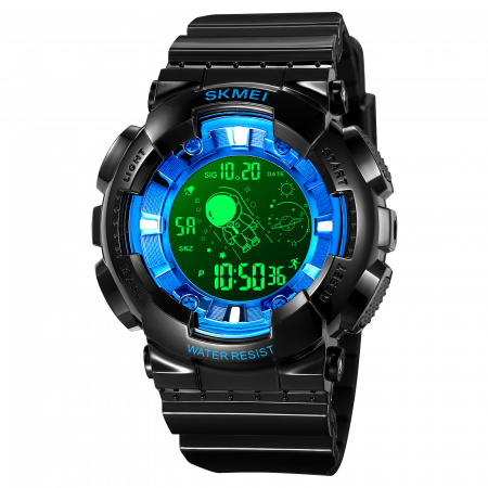 Часы наручные Skmei мужские электронные спортивные 2035black-blue-white