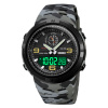Часы наручные Skmei мужские электронные спортивные 1655gray-camo-black
