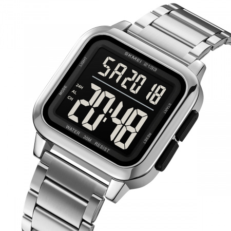 Часы наручные Skmei мужские электронные 2133silver
